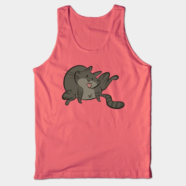 Bath Time Cat Tank Top by westinchurch